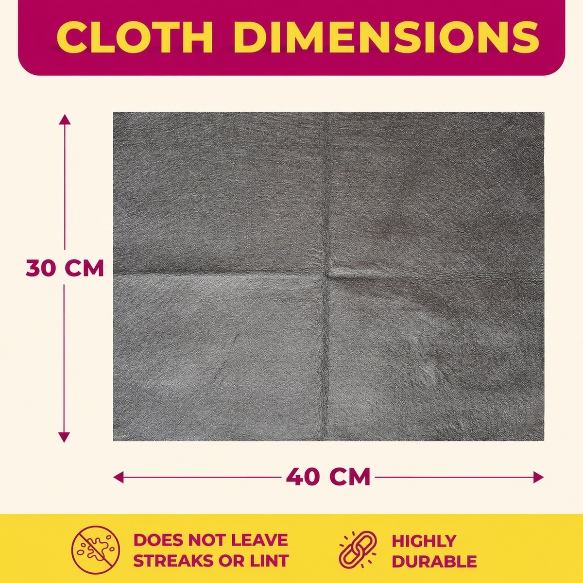 Magic Microfiber Cloth (5 Pack)