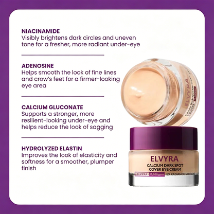 ELVYRA™ Eye Cream – Reduce Puffiness, Dark Circles & Fine Lines