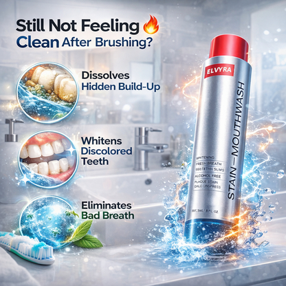 ✨ ELVYRA™ Mouthwash｜Not Just Fresher Breath — A Truly Deep Clean Feeling 🦷💜