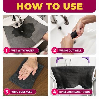 Magic Microfiber Cloth (5 Pack)