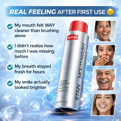 ✨ ELVYRA™ Mouthwash｜Not Just Fresher Breath — A Truly Deep Clean Feeling 🦷💜