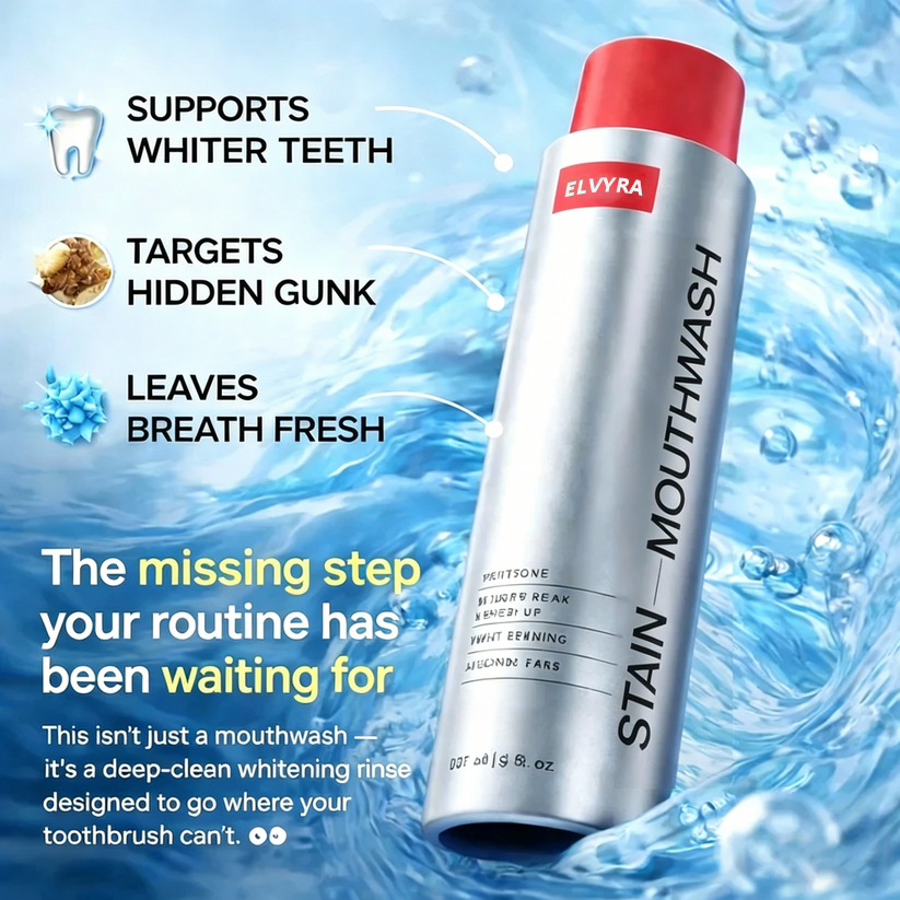✨ ELVYRA™ Mouthwash｜Not Just Fresher Breath — A Truly Deep Clean Feeling 🦷💜