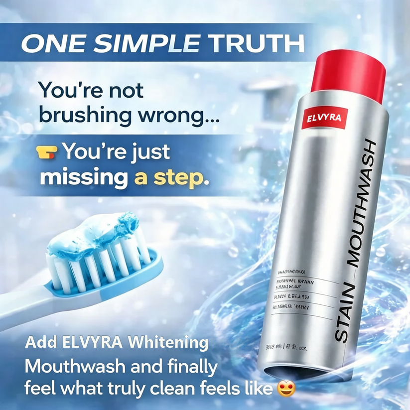 ✨ ELVYRA™ Mouthwash｜Not Just Fresher Breath — A Truly Deep Clean Feeling 🦷💜