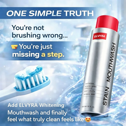 ✨ ELVYRA™ Mouthwash｜Not Just Fresher Breath — A Truly Deep Clean Feeling 🦷💜