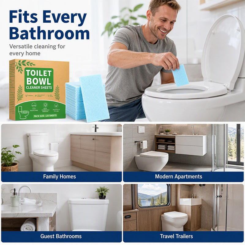 🚽 Quick-Dissolving Toilet Cleaning Sheets – Fresh, Easy & Effective Cleaning