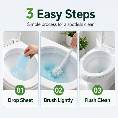 🚽 Quick-Dissolving Toilet Cleaning Sheets – Fresh, Easy & Effective Cleaning