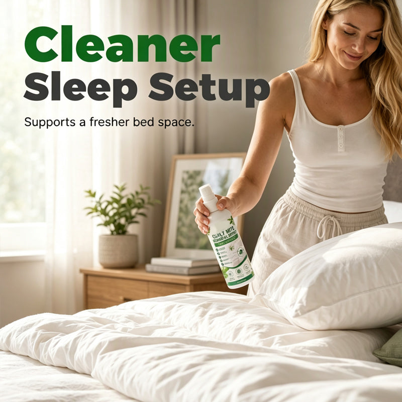 Spray to eliminate dust mites from bedding and mattresses