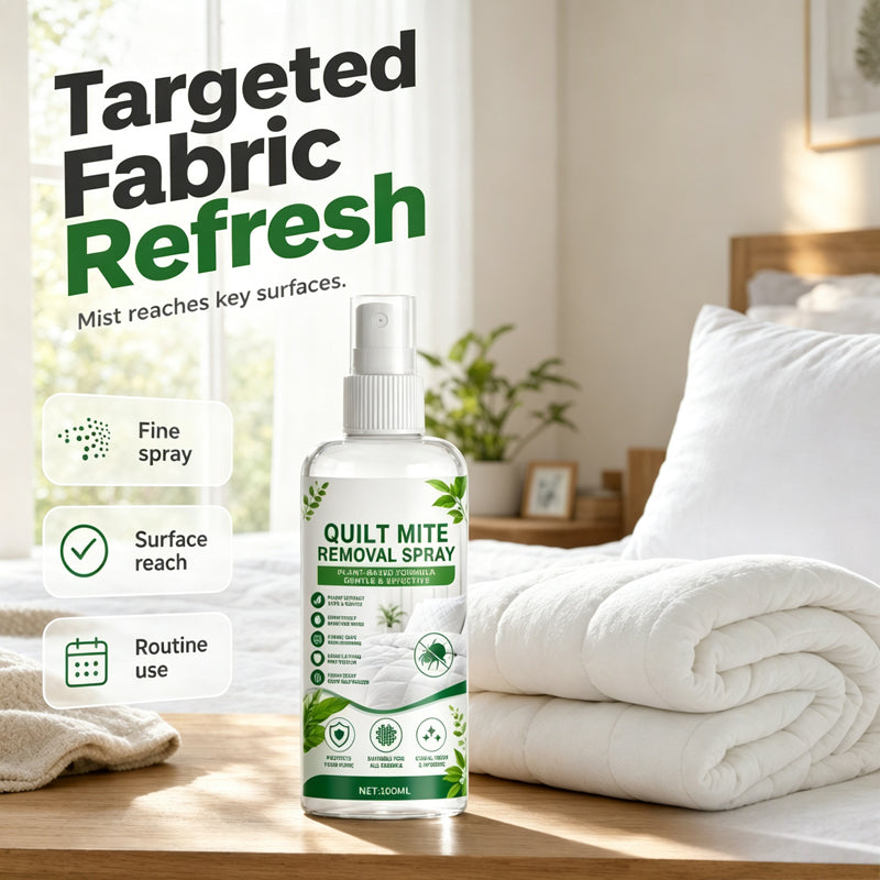 Spray to eliminate dust mites from bedding and mattresses