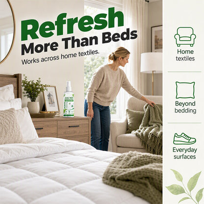 Spray to eliminate dust mites from bedding and mattresses